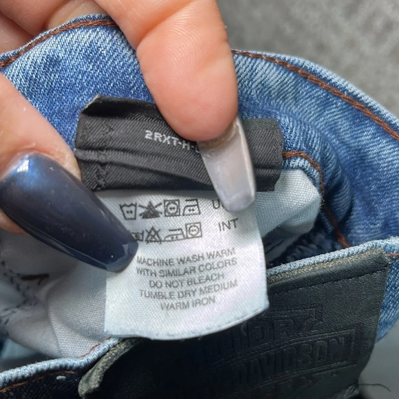 Harley Davidson Straight‎ Leg Jeans Casual Moto Durable Biker Chic - Picture 12 of 13